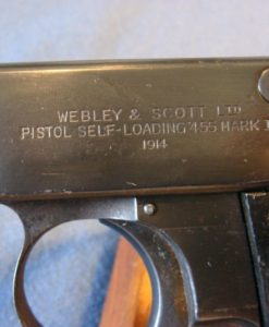 1913 WEBLEY .455 AUTOMATIC PISTOL ROYAL NAVY ISSUE