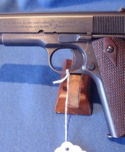 sold COLT 1911 BLACK ARMY MINT STUNNER NAVY