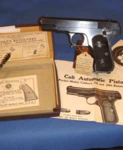 Sold COLT 1903 POCKET HAMMERLESS .32 AUTO MINT WITH BOX!