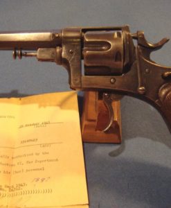 sold ITALIAN MODEL 1889 LIGHT REVOLVER WITH CAPTURE PAPERS