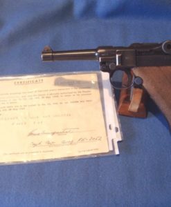 SOLD BYF 41 LUGER VERY CRISP WITH CAPTURE PAPERS