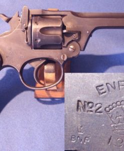 Sold BRITISH RAF MARKED NO2 MK1 ENFIELD REVOLVER