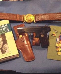 SOLD COLT 1908 GENERAL OFFICERS PISTOL OF MG MAURICE ROSE