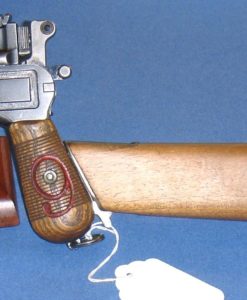 SOLD MAUSER RED NINE BROOMHANDLE NICE ORIGINAL NUMBERED STOCK