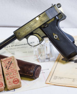 1913 WEBLEY & SCOTT SELF LOADING .455 MARK I PISTOL