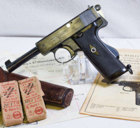 1913 WEBLEY & SCOTT SELF LOADING .455 MARK I PISTOL