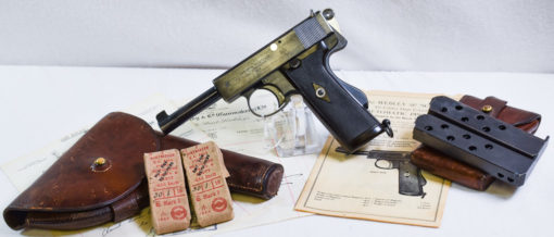 1913 WEBLEY & SCOTT SELF LOADING .455 MARK I PISTOL